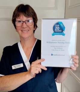 top 20 rated care homes in Wales 2021